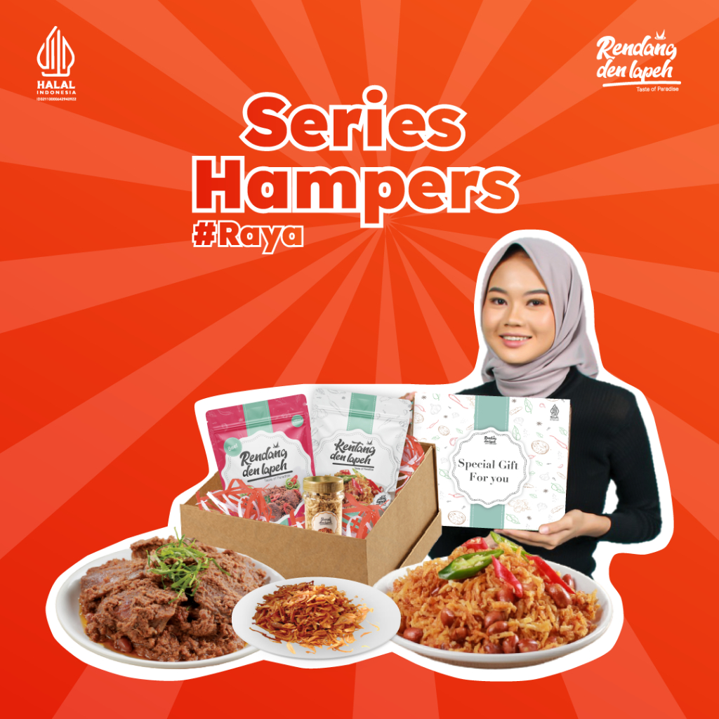 

Hampers Raya Series Rendang Den Lapeh Makanan Premium Gift Box Eklusif Hari Raya Lebaran Parcel