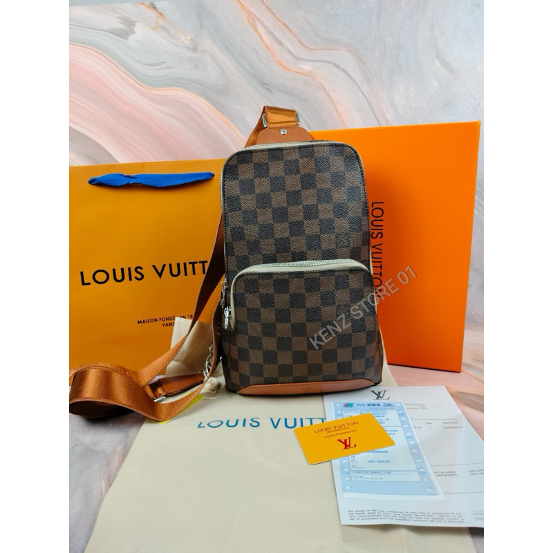 TAS BODY BAG LOUIS VUITTON TAS SELEMPANG PRIA IMPORT LN 1558