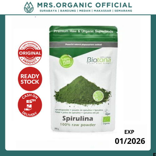 

BIOTONA Bubuk Spirulina Organik 200 gram
