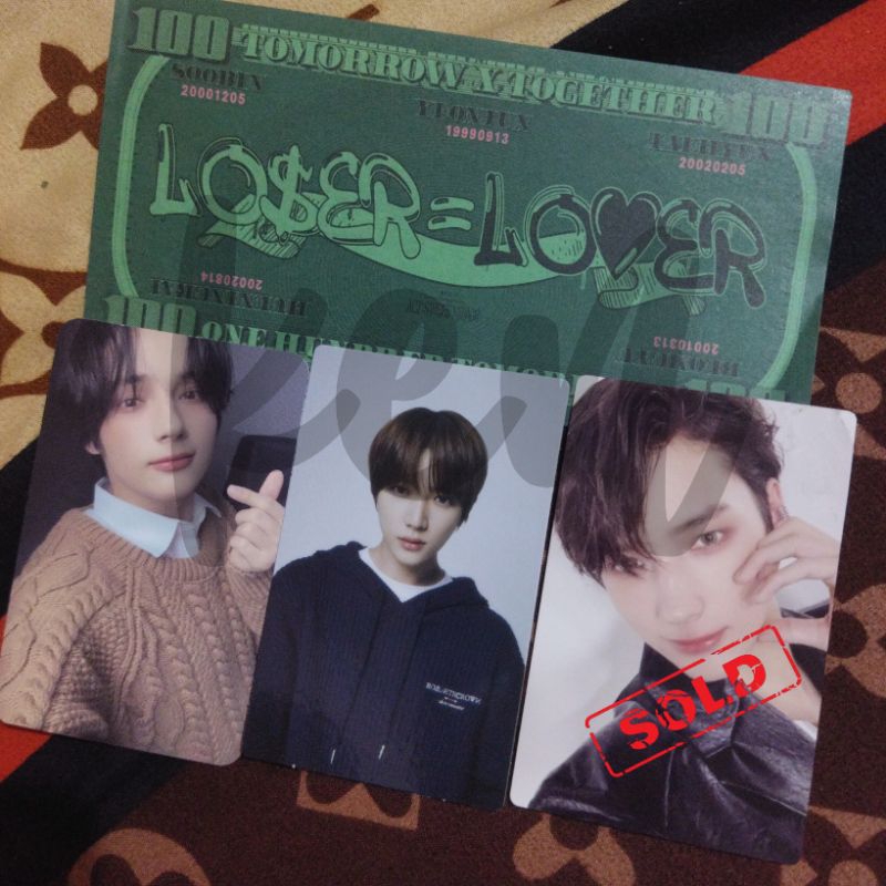 [CLEARANCE SALE] PHOTOCARD PC CHOI BEOMGYU HUENINGKAI TXT TOMORROW X TOGETHER LD LUCKYDRAW M2U STD S