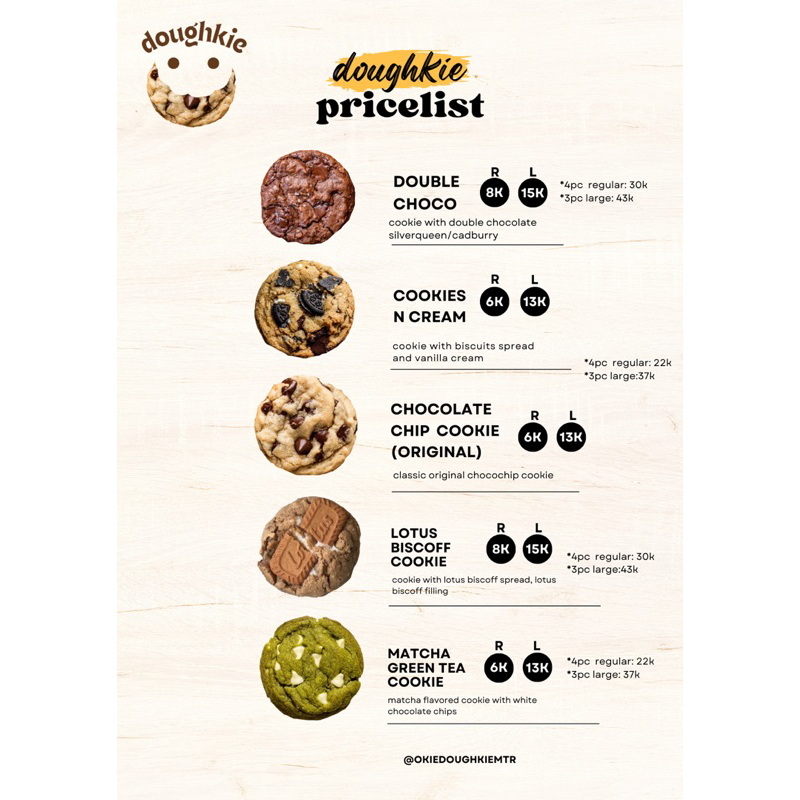 

Soft cookies by okiedoughkie (REGULAR SIZE)