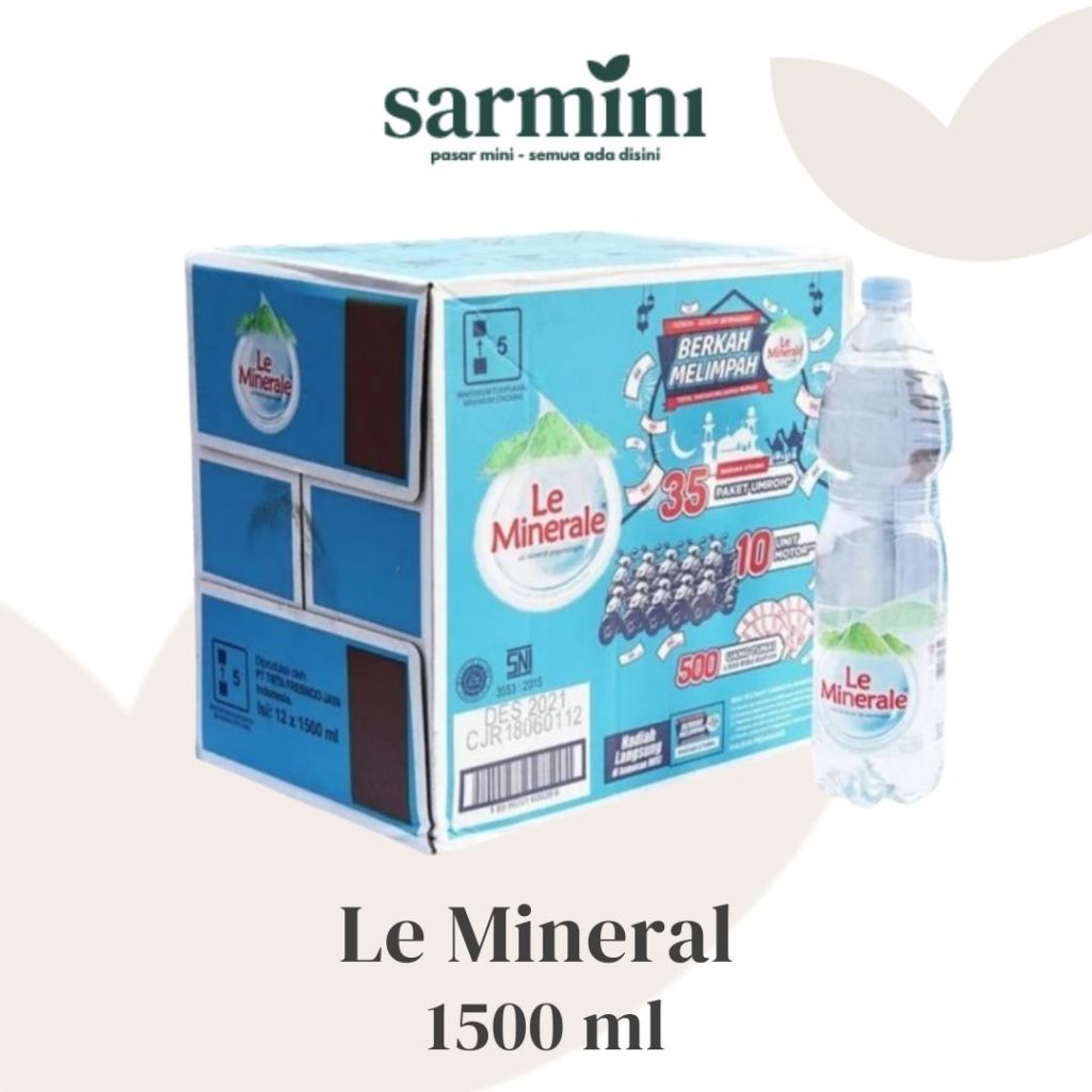 

LEE MINERAL 1500 L ISI 12 BOTOL