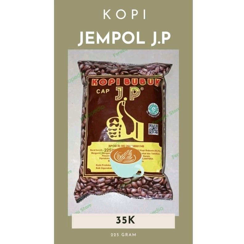 

KOPI JEMPOL CAP J.P 225 GRAM