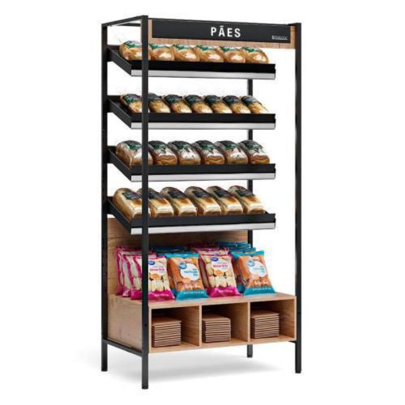 Rak Display Toko Roti | Rak Untuk Roti