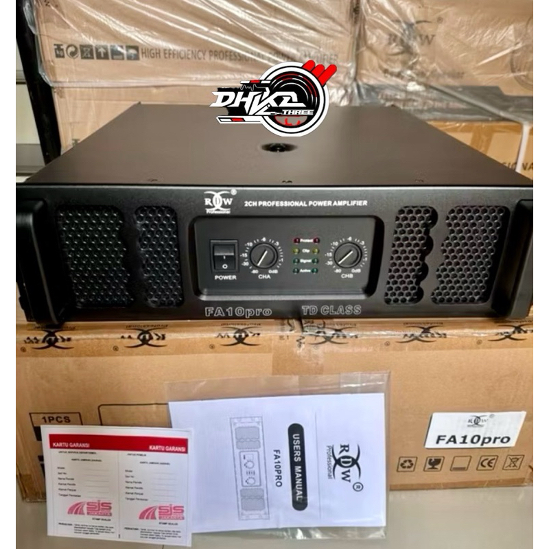 POWER RDW FA 10000 / FA 10 PRO CLASS TD / POWER RDW FA10000 POWER RDW FA10PRO CLASS TD