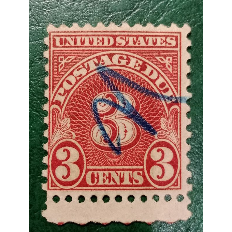 

prangko USA 3 Cents Postage Due Tahun 1930 USED