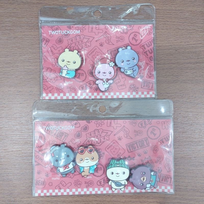 [Ready Stock] Twotuckgom Magnet, Bag Tag, Earring Hamgom, Keyring Honeygom