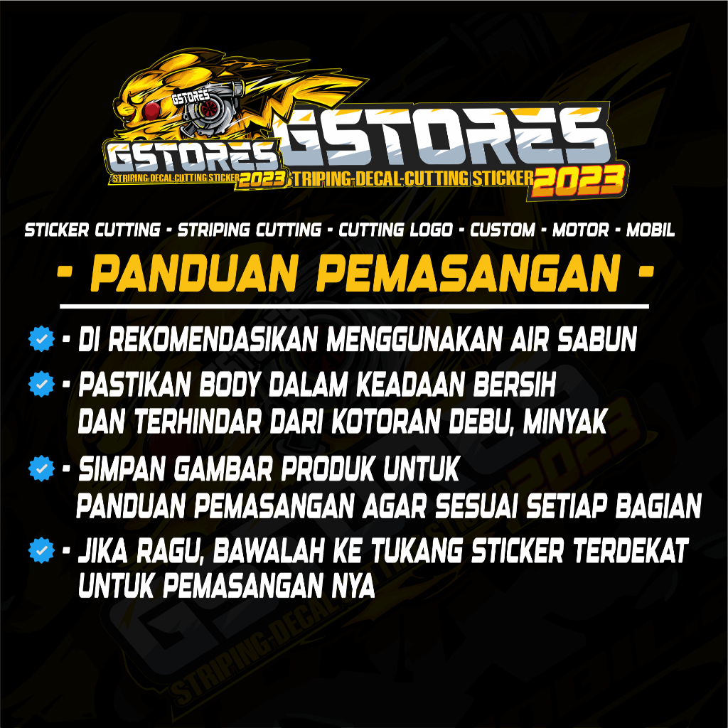 HGH Stiker Kaca Truk Pickup Tulisan Bismillah Stiker Cutting Kaca