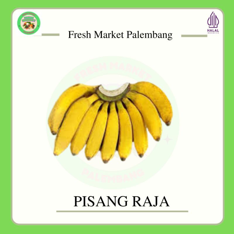 

Pisang Raja/Rajo 1 sisir -Fresh Market Palembang-