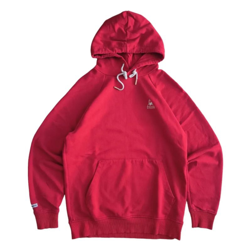 hoodie lecoq sportif original red spell out
