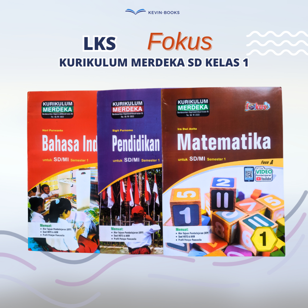 BUKU LKS FOKUS KELAS 1 SD/MI KURIKULUM MERDEKA 2024