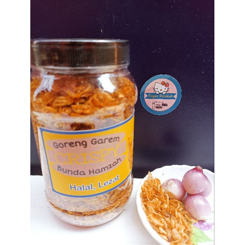 

GORENG GAREM bawang toples isi 120gr