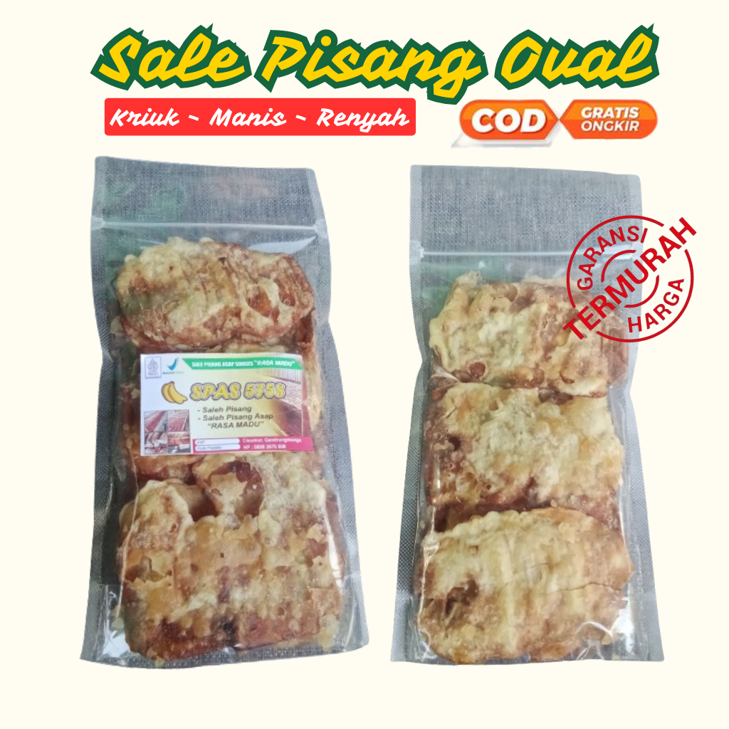 

1Kg | Promo Sale pisang siamOval renyah gurih Fresss Khas cilacap harga murah