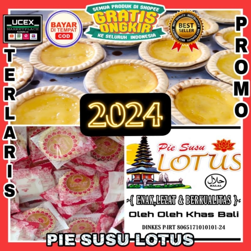 

OLEH-OLEH BALI HALAL! BIG SIZE! PROMO TERBATAS! PIE SUSU LOTUS HALAL MUI,//(FREE KOTAK+KERDUS+BUBBLE WRAP)ENAK,LEZAT,BERKUALITAS,TERLARIS DAN TERPERCAYA