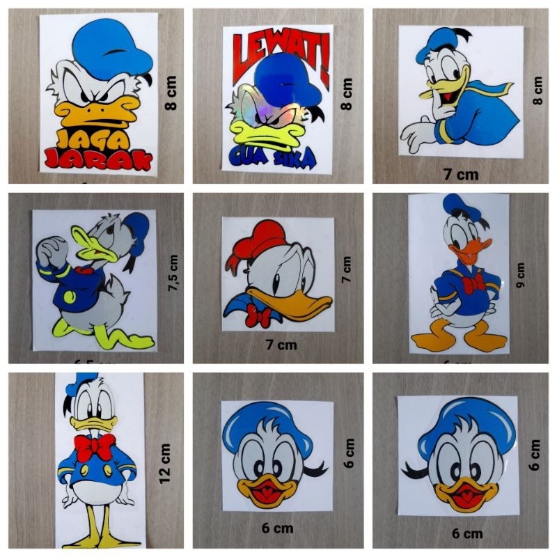 

STIKER CUTTING TUMPUK DONAL BEBEK