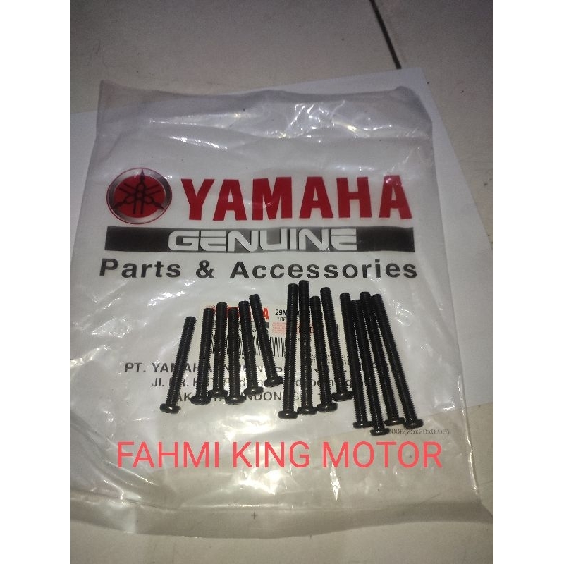 BAUT SET BAJA HITAM KRENGKES MESIN TENGAH RX KING RXS RXK RX100 RX125 RS100 YT125