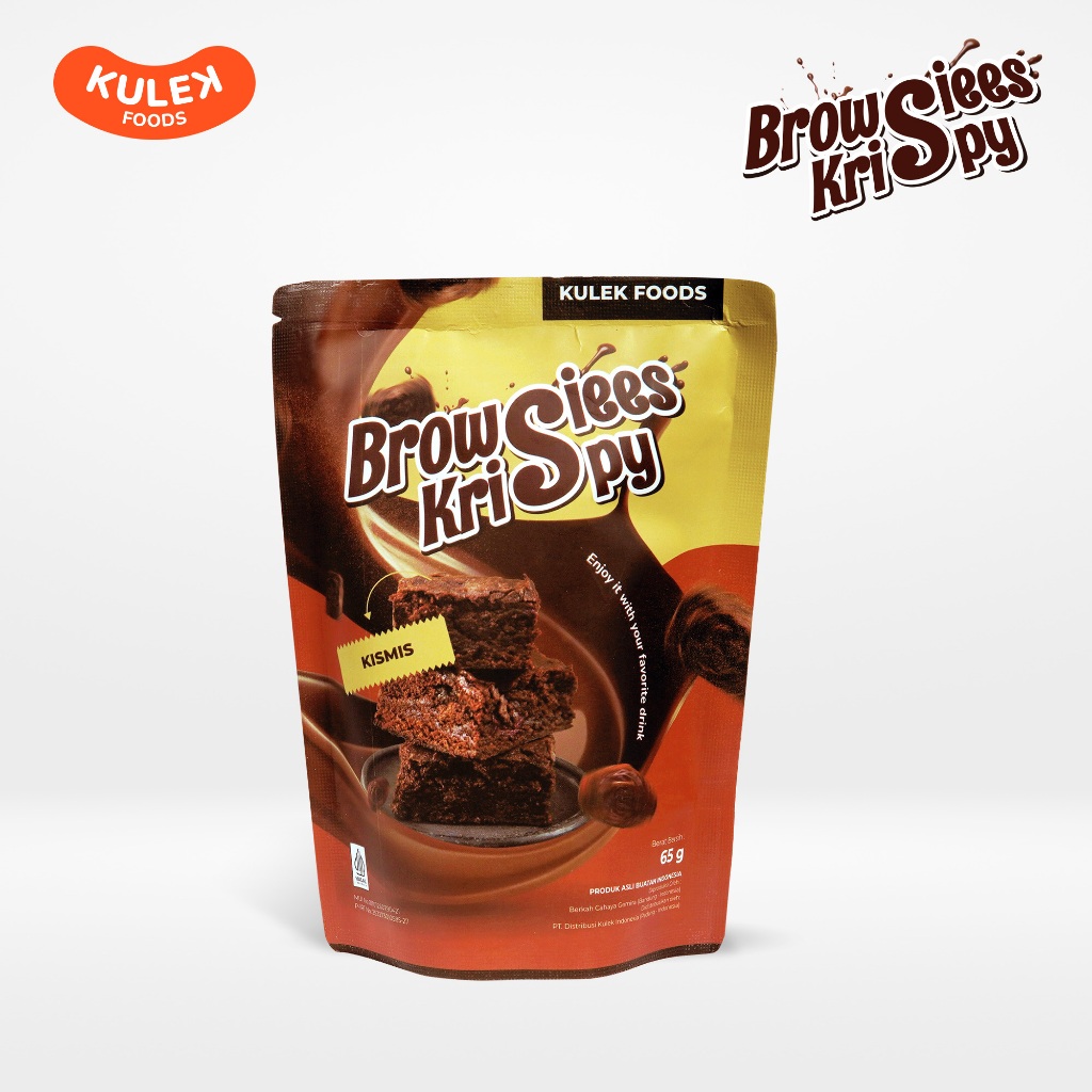 

Kulek Foods Browsiees Crispy (Brownies Crispy) Kismis 65g
