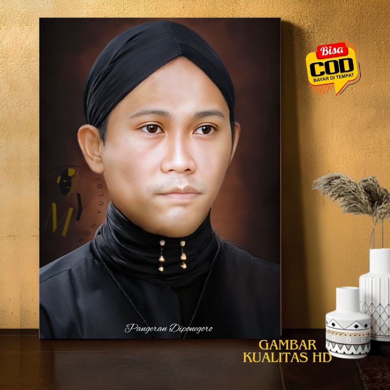 Hiasan Dinding Aesthetic Poster Pangeran Diponegoro Bahan MDF