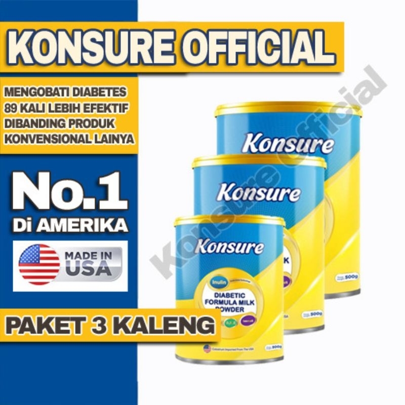 

Konsure Official Paket 3 Kaleng Susu Diabet Terbaik Di USA