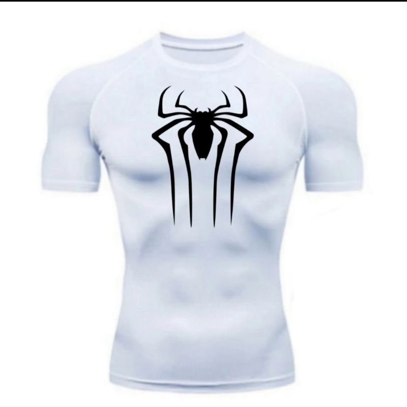 KAOS OLAHRAGA SPIDERMAN KETAT|KAOS OLAHRAGA|KAOS SPIDERMAN|KAOS OLAHRAGA KOMPRESI