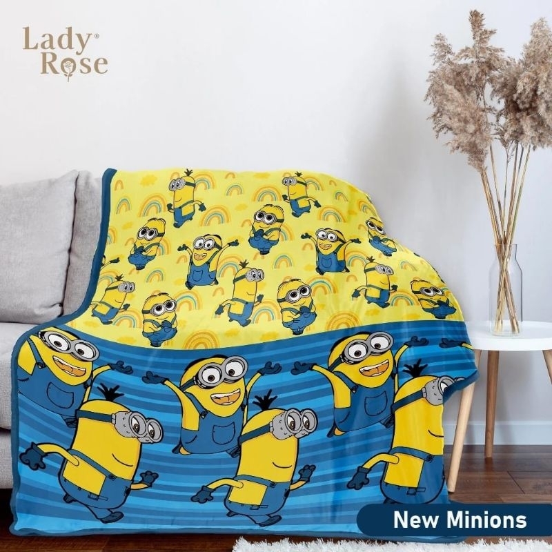 Selimut Bulu Blanket LADYROSE BLANKET 160x200 100% Original Asli New Baru Motif KARAKTER KARTUN ANAK