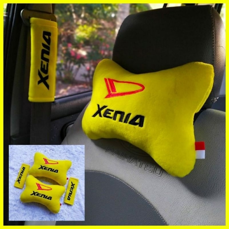 bantal mobil karakter // bantal 2 in 1 mobil daihatsu xenia || bantal mobil xenia || bantal headrest