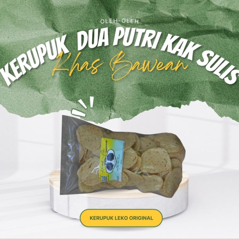 

KERUPUK DUA PUTRI KAK SULIS LEKO ORIGINAL