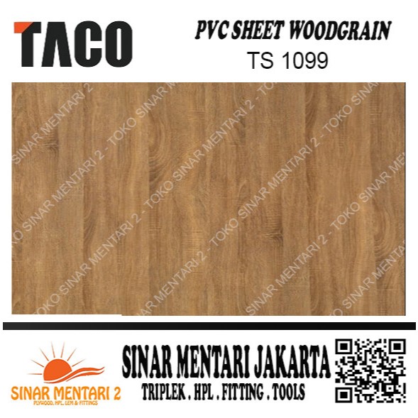 TACO SHEET PVC WOODGRAIN TS 1099