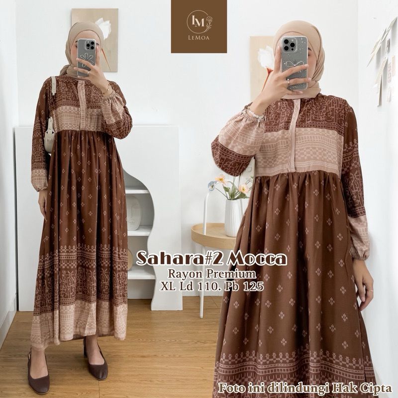 lok Midi dress jumbo XXL/ midi dress rayon/ midi dress jumbo/ Dress Korean style / midi dress muslim