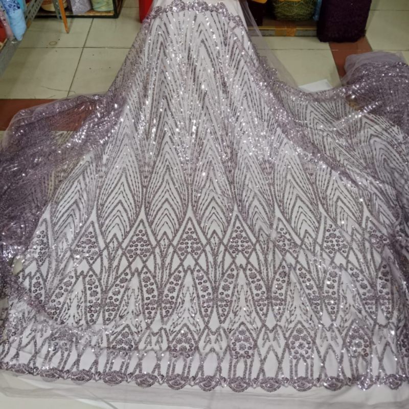 New bahan kain Tile Full Payet/tile payet motif