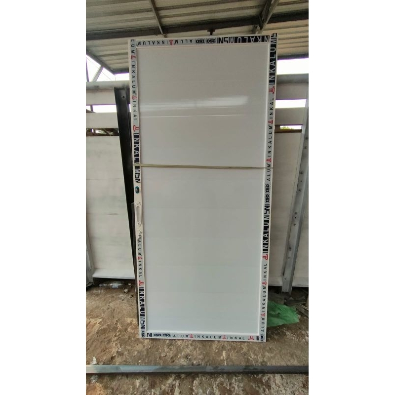 PINTU KM sleding ALUMUNIUM PVC 80X200