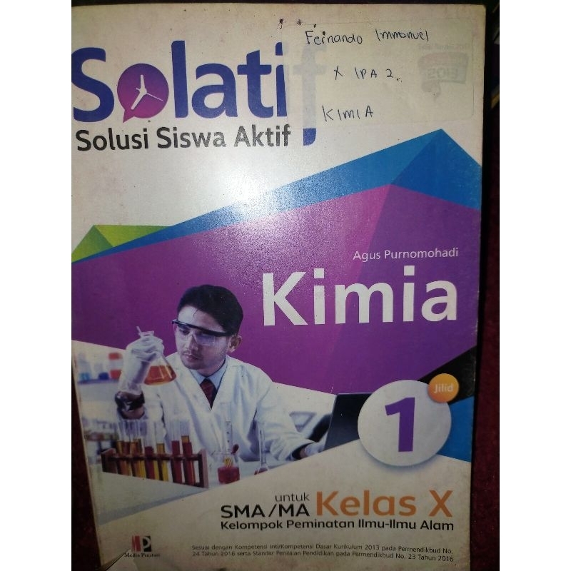 

Buku Paket kimia Solati kelas X