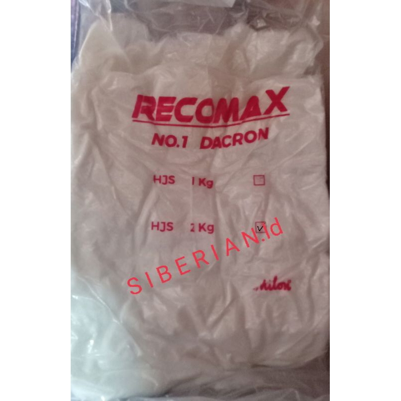 Dakron kiloan / Dakron Timbang / Dakron Bong Ji Som / Dakron Recomax /Dakron Kemasan [2 KG]