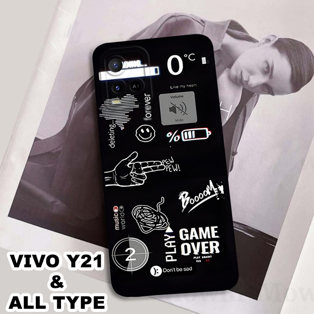 (GC12) Softcase karet Hp VIVO Y21/Y21A/Y21S/Y21T/Y33S | Case Grafiti | Case VIVO Y21/Y21A/Y21S Y21T/