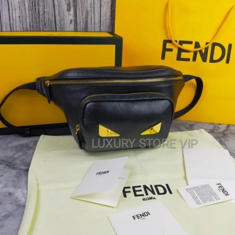 TAS WAISTBAG PRIA FENDI VIP TAS PINGGANG PRIA IMPORT FD 1053