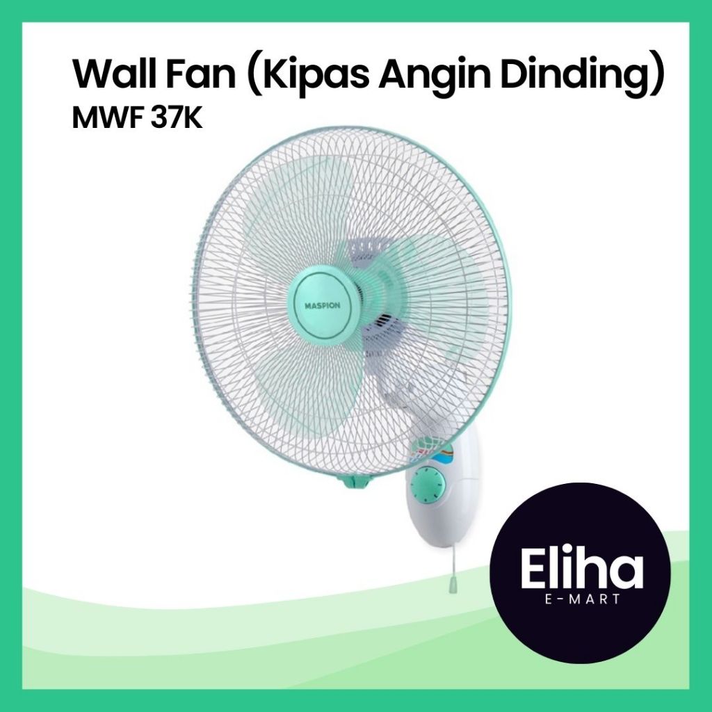 Maspion Wall Fan Kipas Angin Dinding 14 Inchi MWF 37K