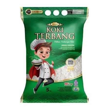 

Beras Premium Koki Terbang 25kg Kemasan Karung