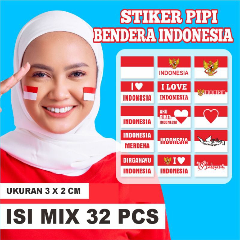 

STICKER PIPI HUT RI BENDERA MERAH PUTIH / KEMERDEKAAN 17an