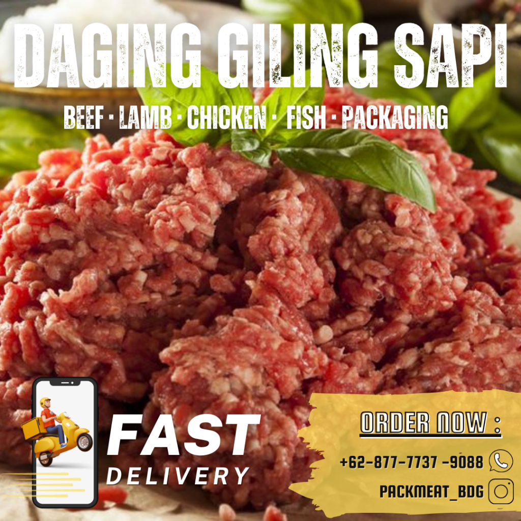 

Daging Giling Sapi Cincang / Minced Ground Beef (500gr, 1kg)