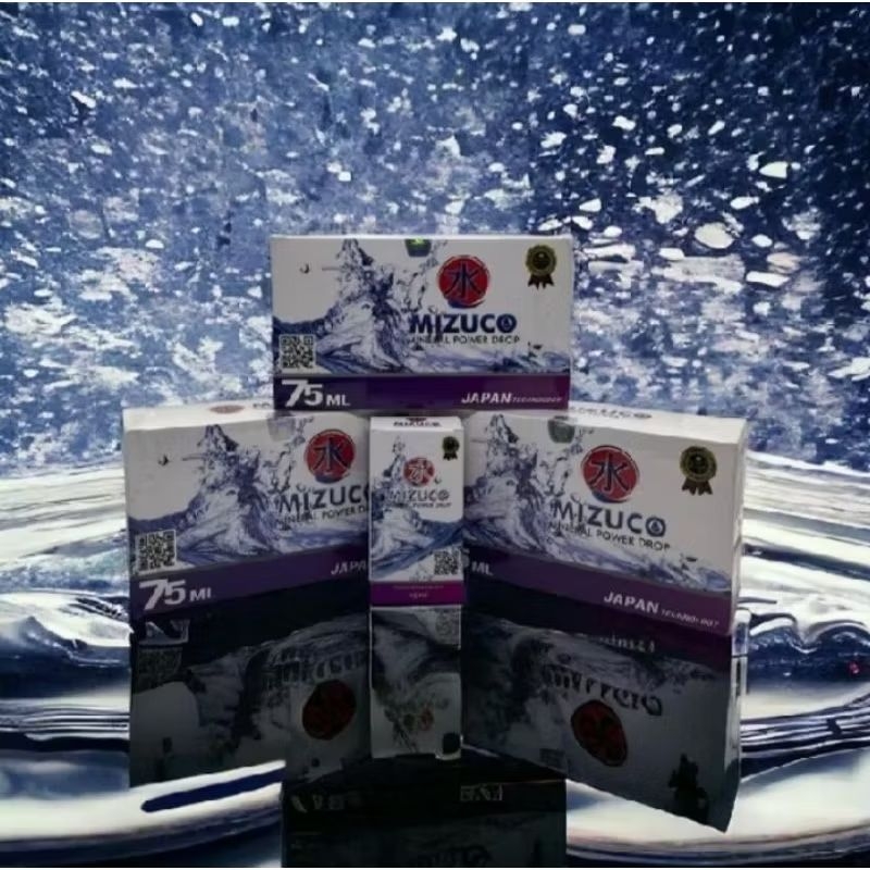 Mizuco mineral power drop 1 box isi 5 botol