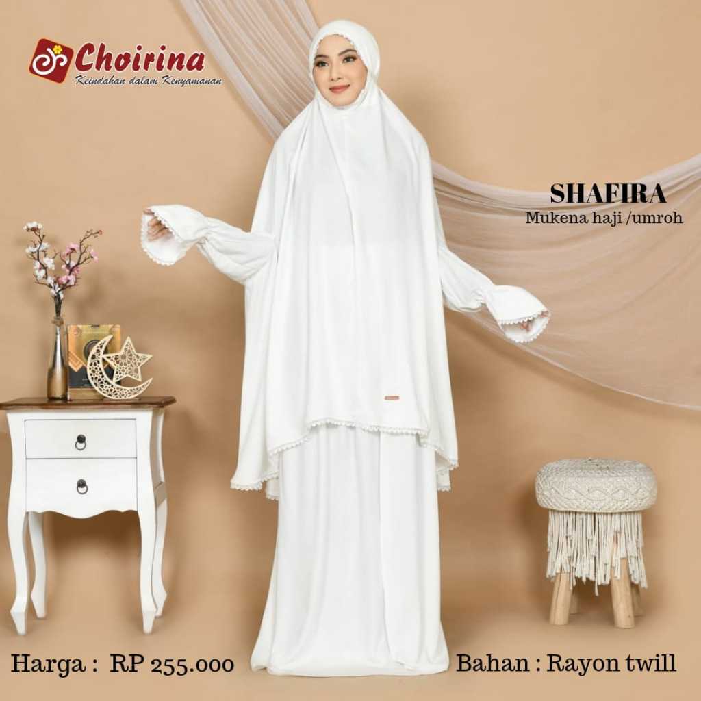 MUKENA DEWASA POLOS TERBARU CHOIRINA SHAFIRA/ MUKENA DEWASA PUTIH POLOS BY CHOIRINA/ MUKENA DEWASA H