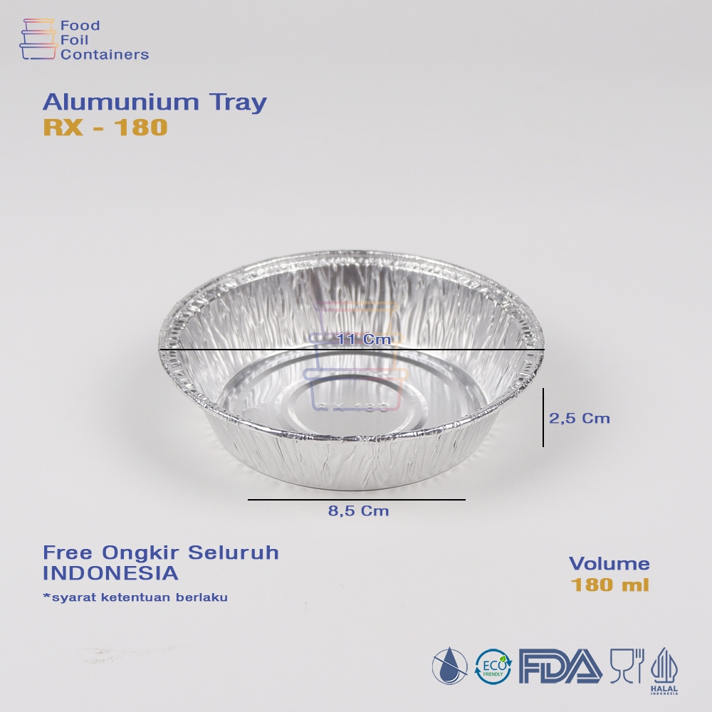 alumunium foil cup RX 180