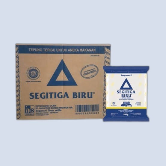 

1 Dus Terigu Segitiga Biru Kemas 500Gr (isi 20) / 1 Karton