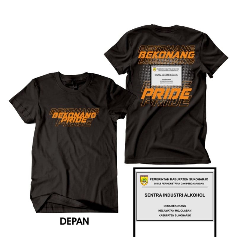 Baju Kaos Bekonang Pride | Tshirt Premium Cotton Combed 24s ~ Free Sticker
