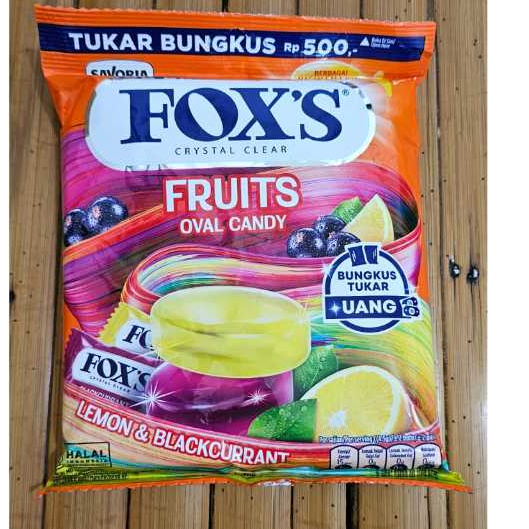 

Permen Fox Crystal Clear Fruits 1 Bungkus 125gr