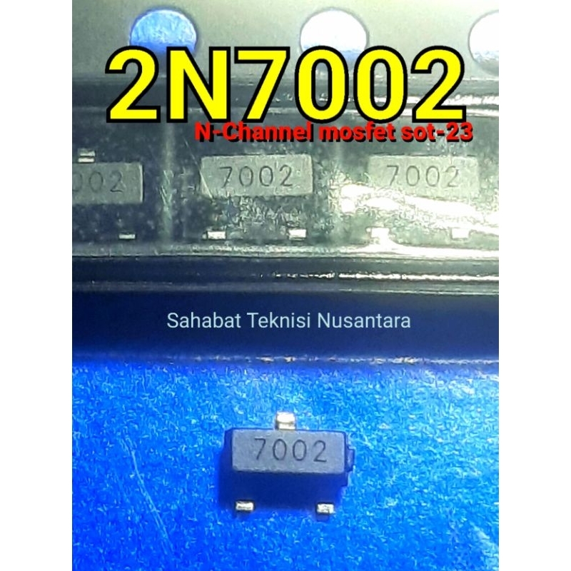 20pcs mosfet smd 2N7002 sot-23 | mosfet 7002 | mosfet 702