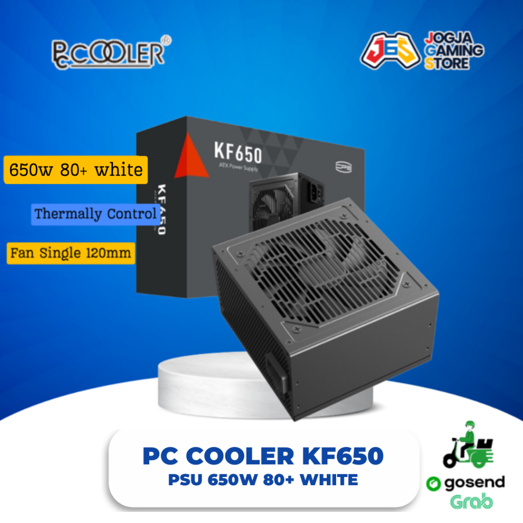 PCCooler PSU KF650 650 Watt 80+ White | Power Supply 650W