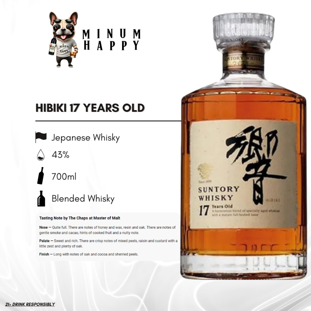 Hibiki 17 Years Old Suntory Whisky