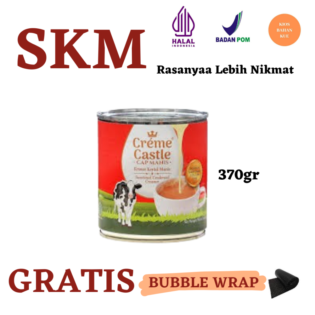 

SUSU CREME CASTLE 370 GR - SUSU KENTAL MANIS - SUSU CREME