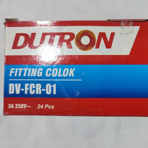 Fitting Colok / Fitting Lampu Colok / Fitting Lampu Colok Tidur / Fitting Steker Colok DUTRON DV - F